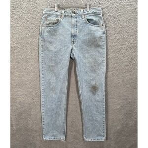 Vintage Levis 505 Jeans Men's 34x30 Blue Workwear Grunge Skater Thrasher 1990s